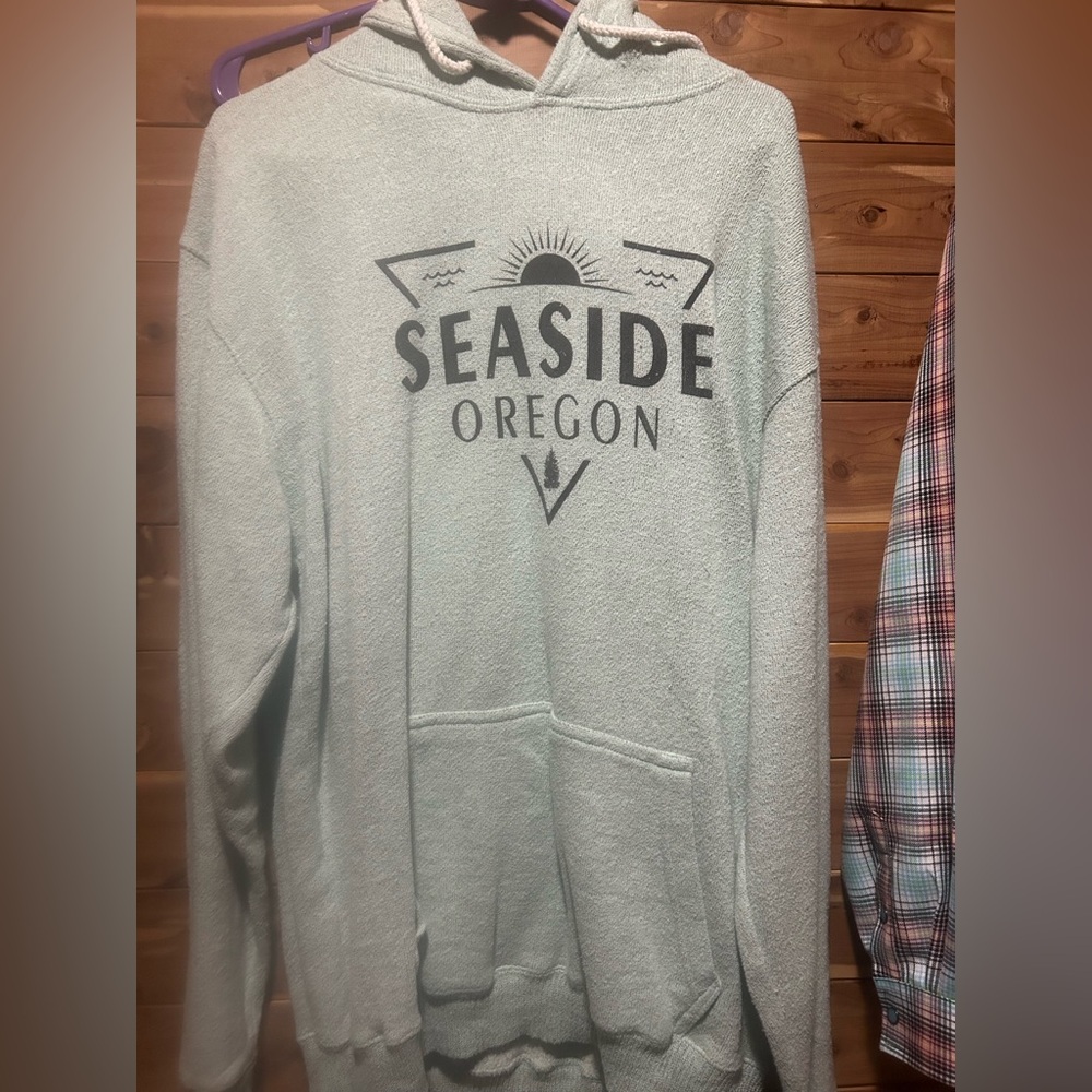 Women’s mint green hoodie